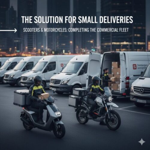 איך קטנועים ואופנועים יכולים להשלים את צי רכבי המסחריות